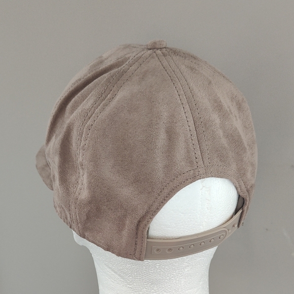 Topman Taupe Suede Cap - Picture 4 of 7